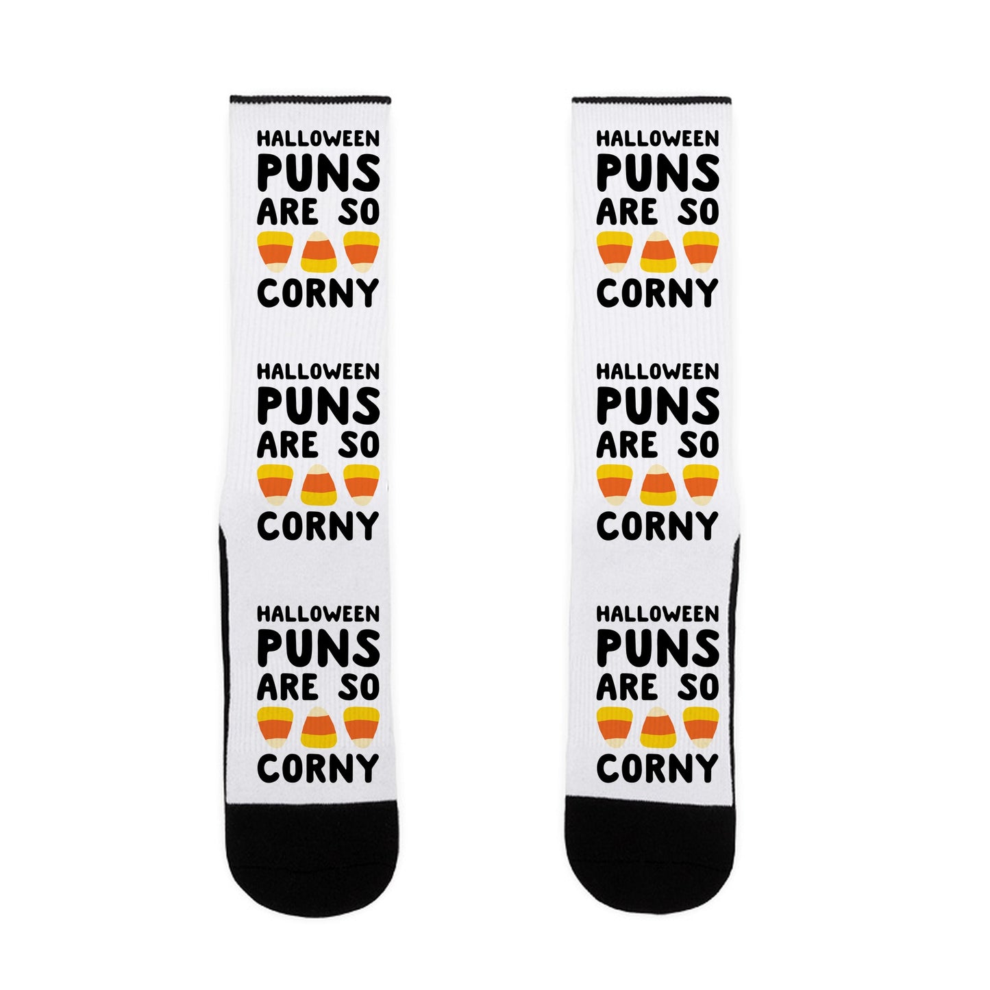 Halloween Puns Are So Corny Socks
