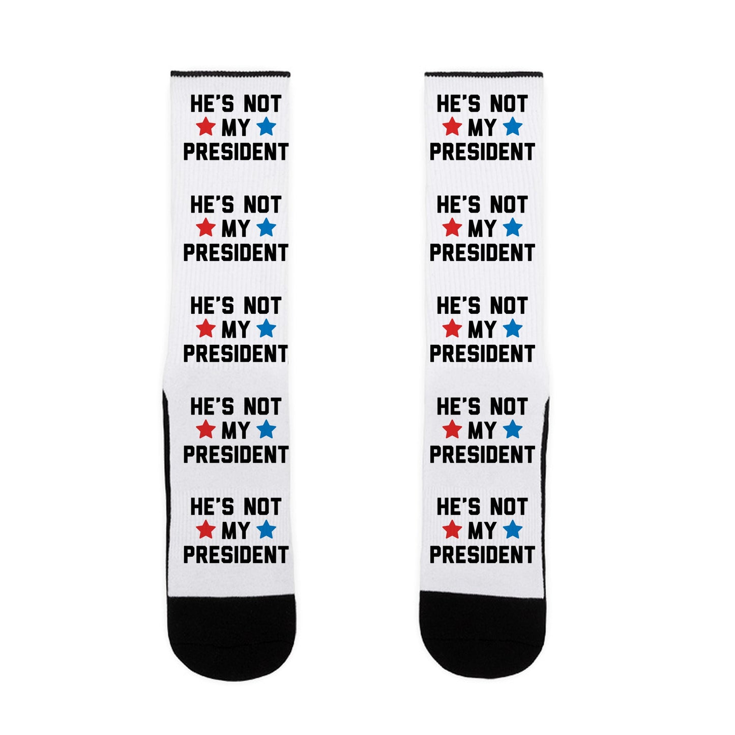 He's Not My President Socks