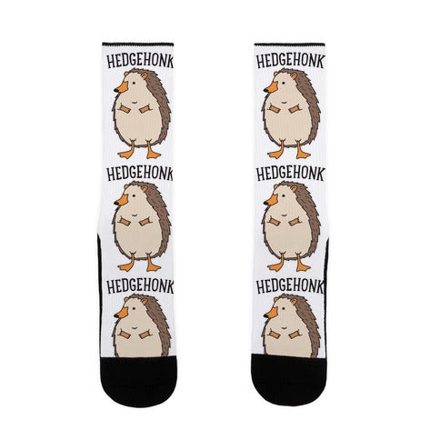Hedgehonk (Hedgehog Goose) Socks