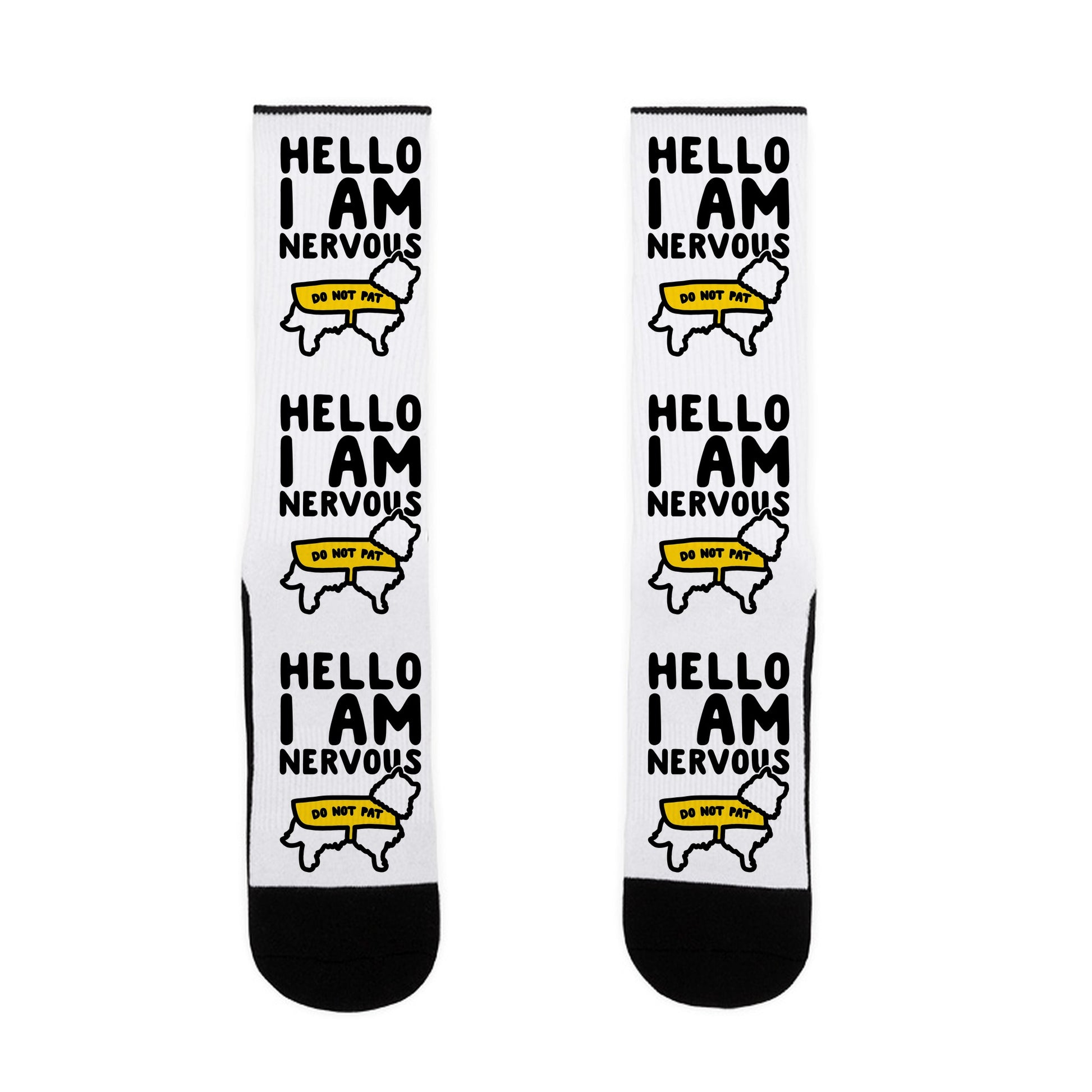 Hello I Am Nervous Socks