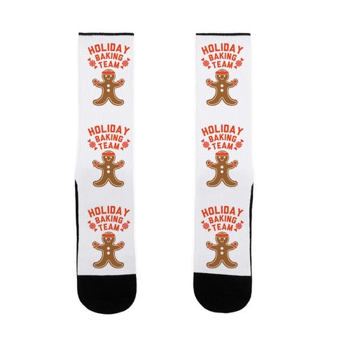 Holiday Baking Team Socks