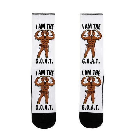 I Am The G.O.A.T. Socks