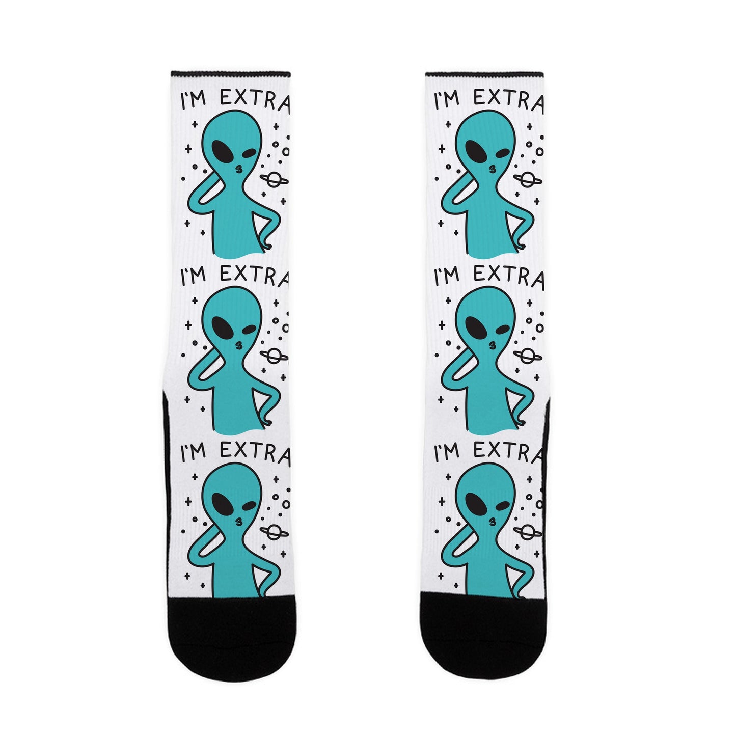 I'm Extra Alien Socks