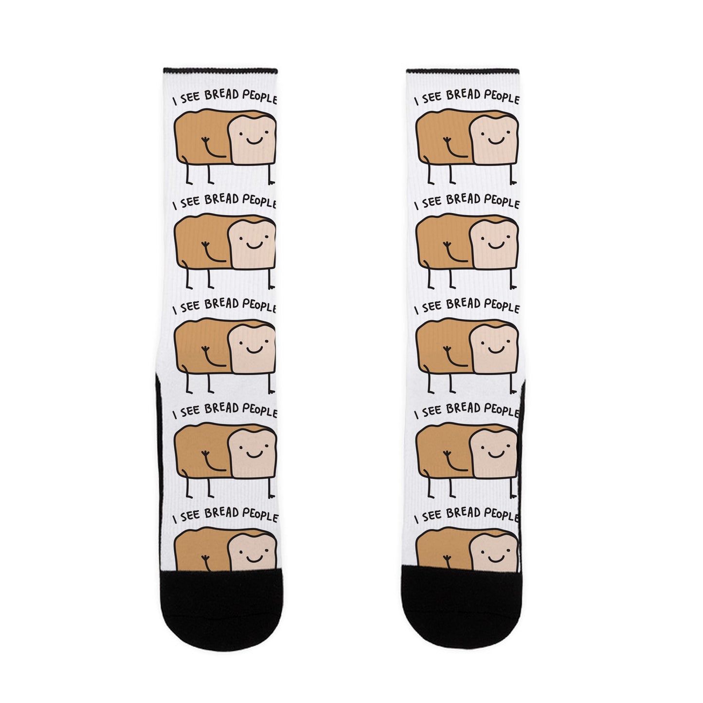 I See Bread People Socks