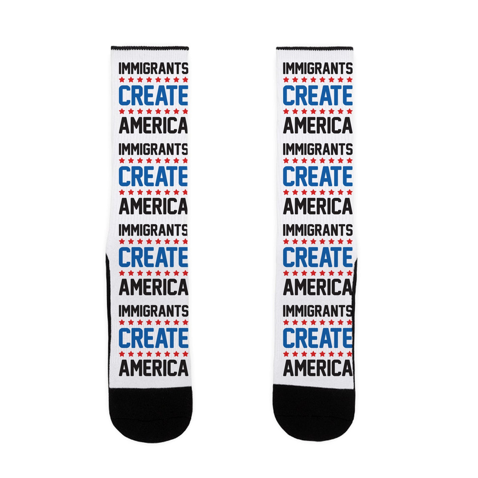 Immigrants Create America Socks
