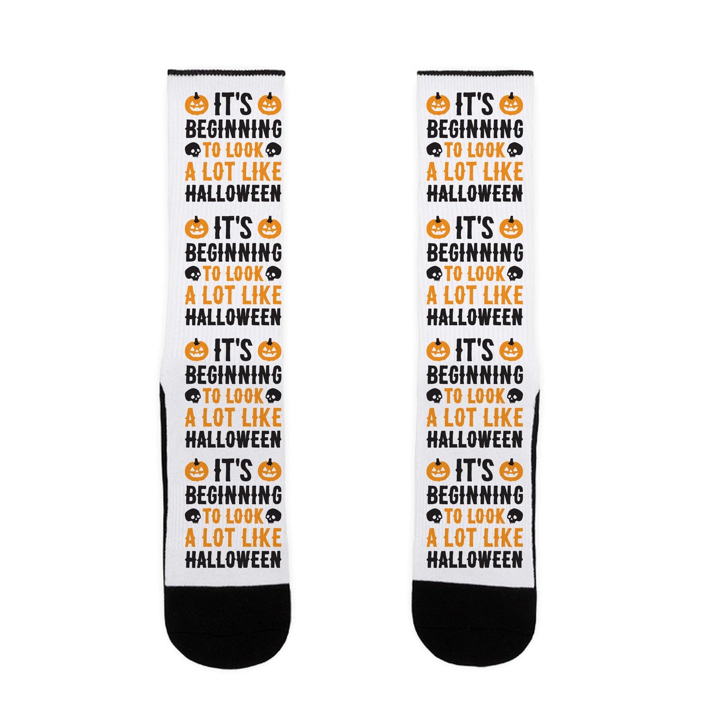 It's Beginning To Look A Lot Like Halloween Socks