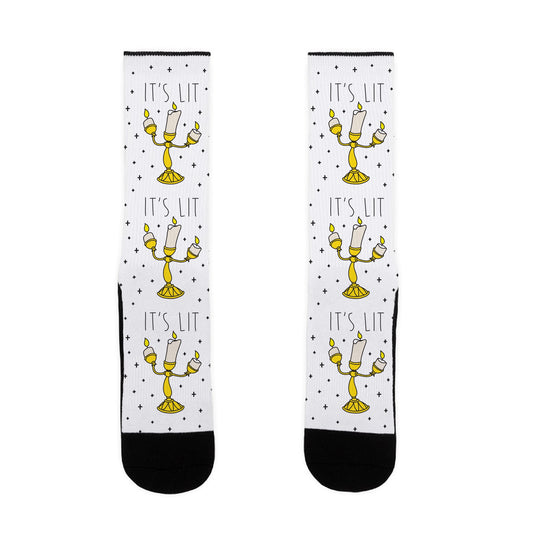 It's Lit Lumière Parody Socks
