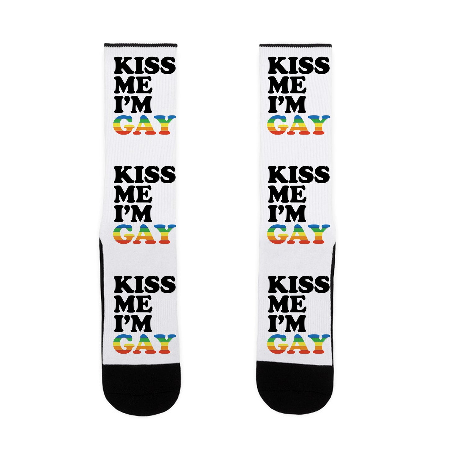 Kiss Me I'm Gay Socks