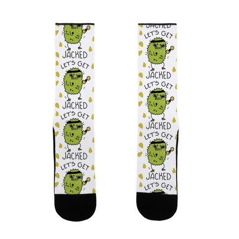 Let's Get Jacked Fruit Socks