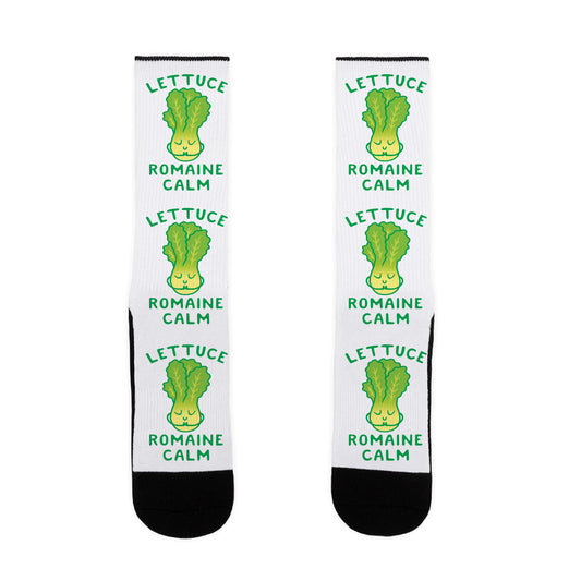 Lettuce Romaine Calm Socks