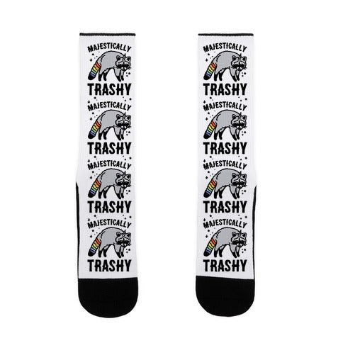 Majestically Trashy Raccoon  Socks