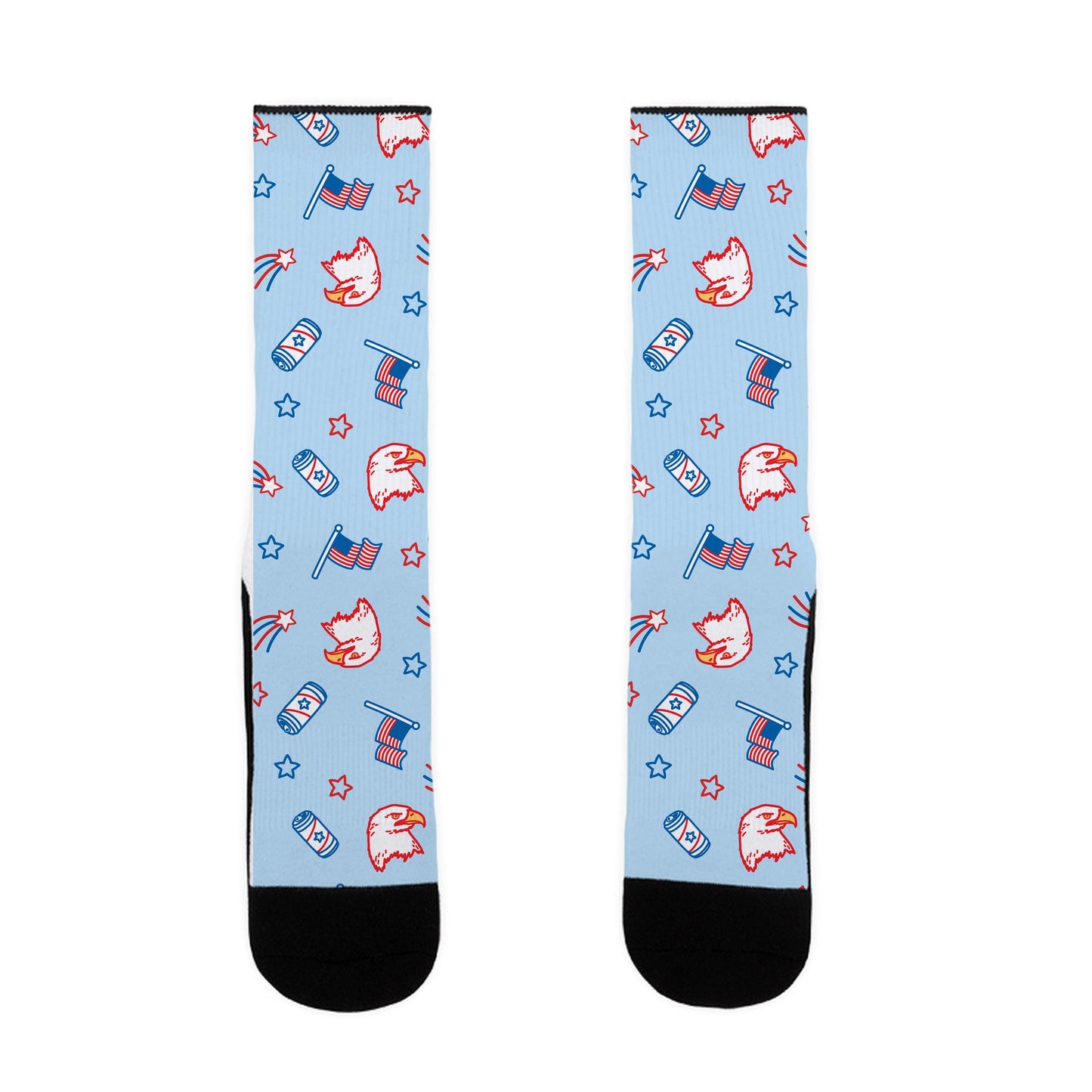 Merica Pattern Socks