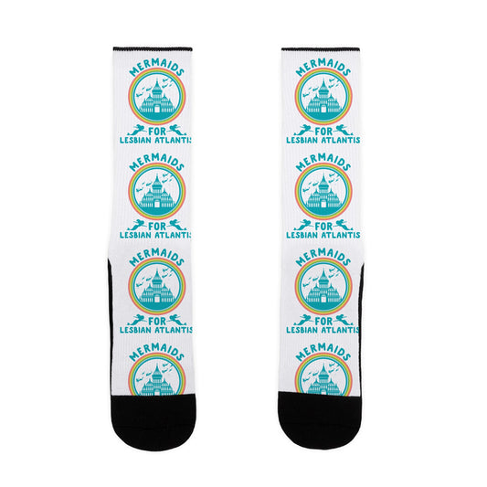 Mermaids For Lesbian Atlantis Socks