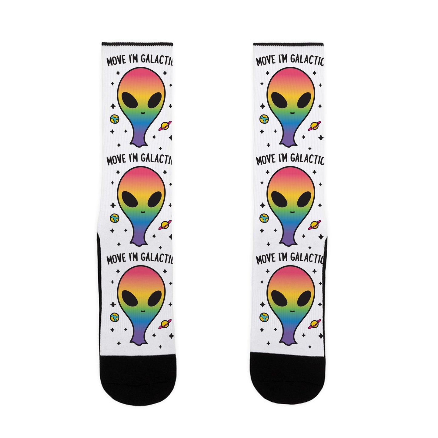Move I'm Galactic Socks