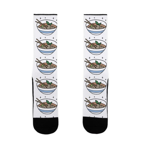 Pho Pattern Socks