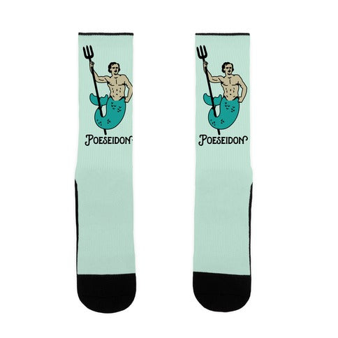 POEseidon, Edgar Allan Poe Poseidon Socks