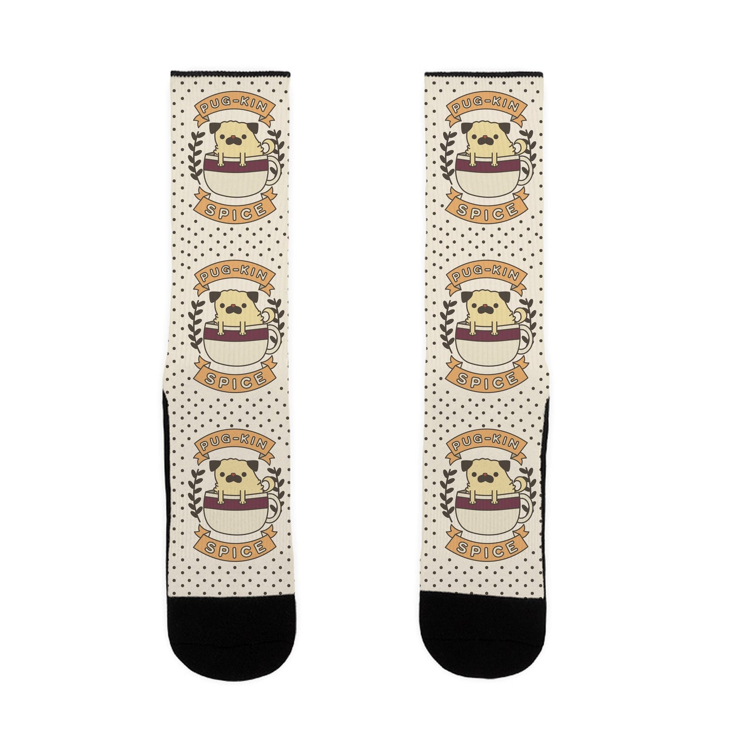 Pugkin Spice Socks