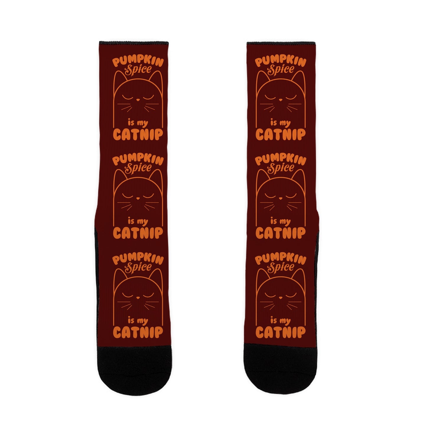 Pumpkin Spice Catnip Socks