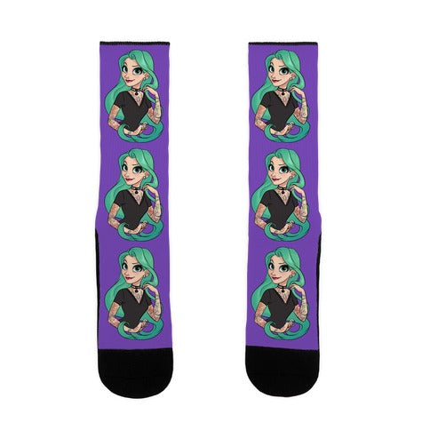 Punk Rapunzel Socks