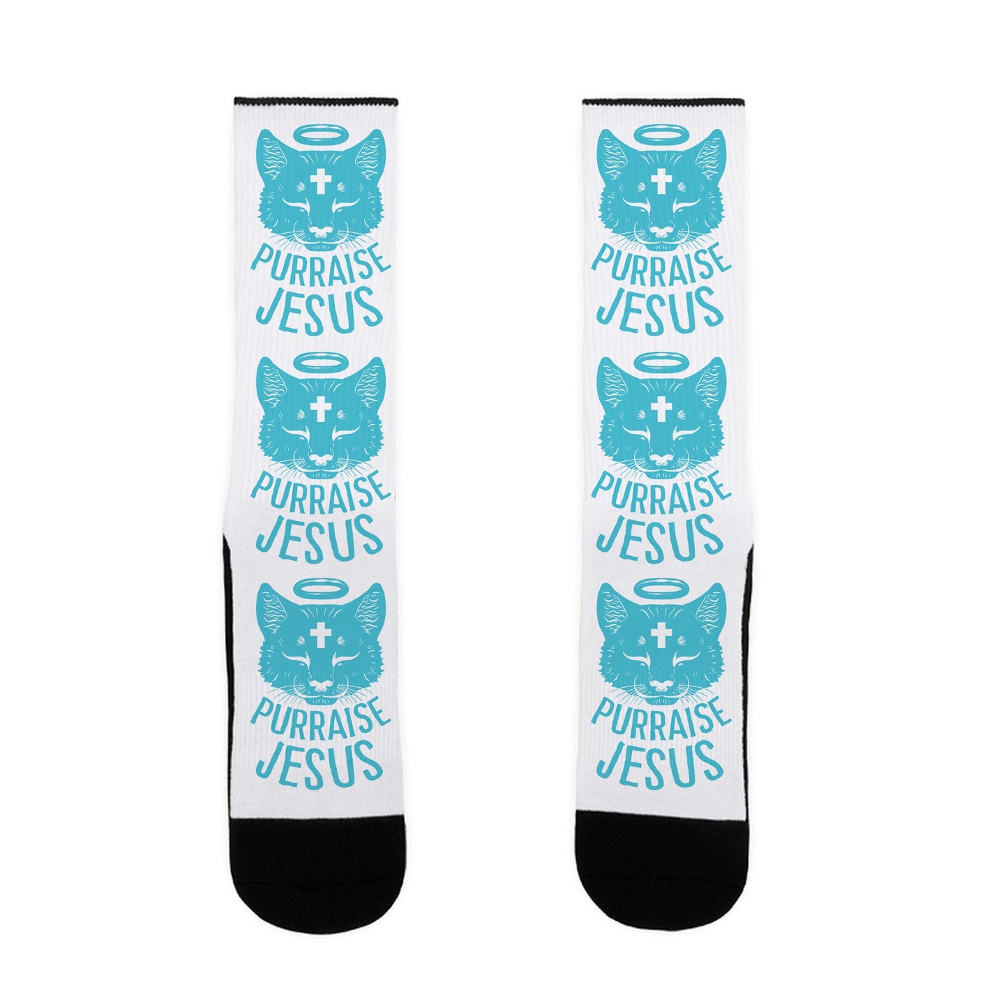 Purraise Jesus Socks