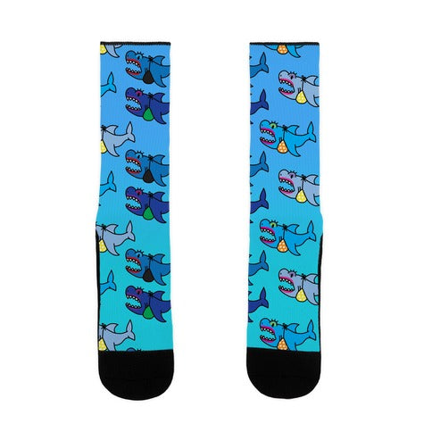 Sexy Shark Pattern Socks