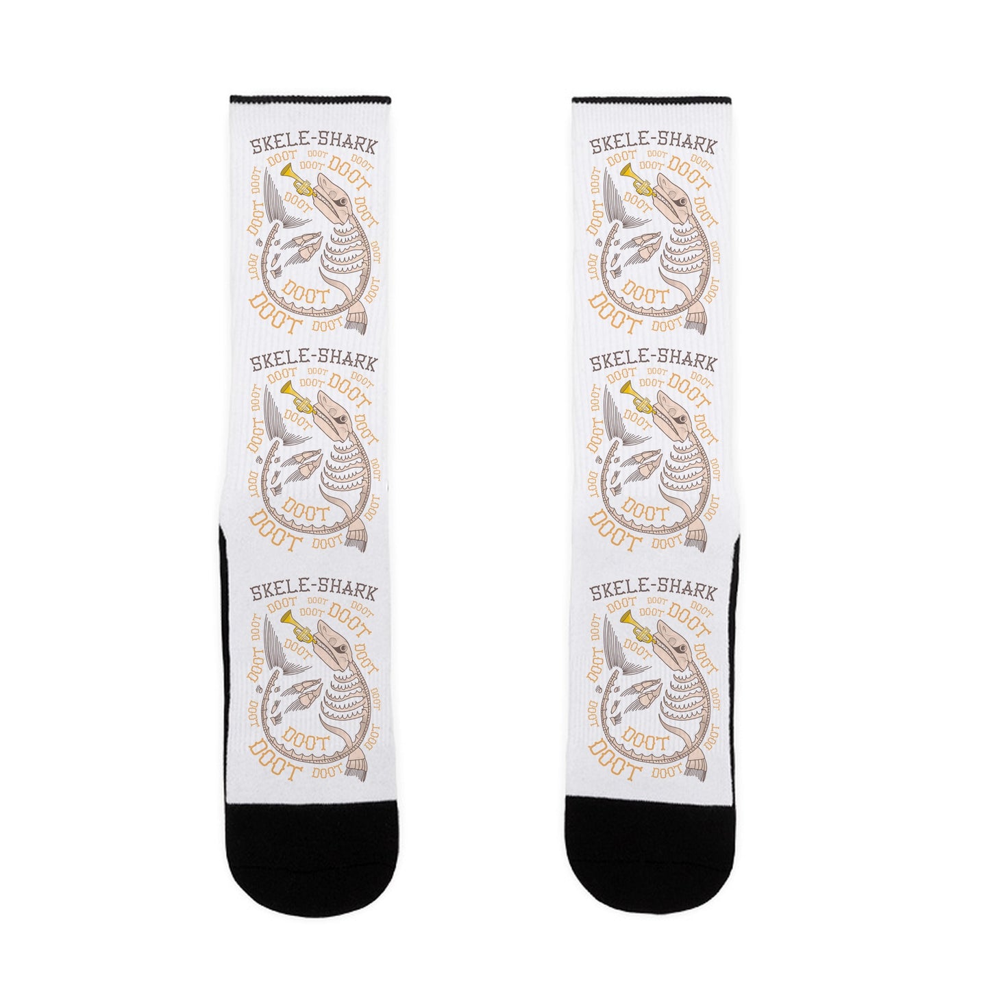 Skele-Shark Socks