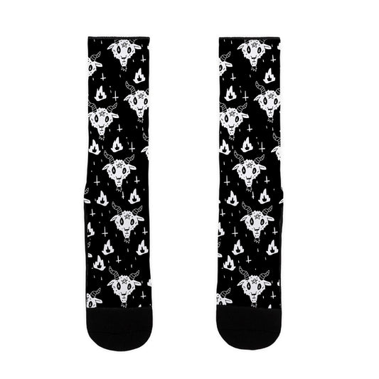 Spicy Heck Boy Satan Pattern Socks