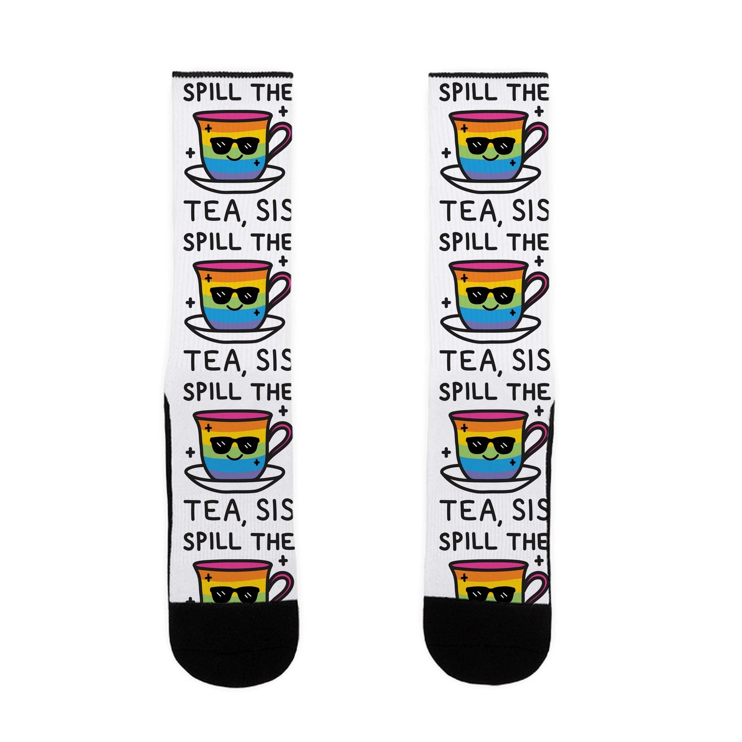 Spill The Tea, Sis LGBTQ+ Pride Socks