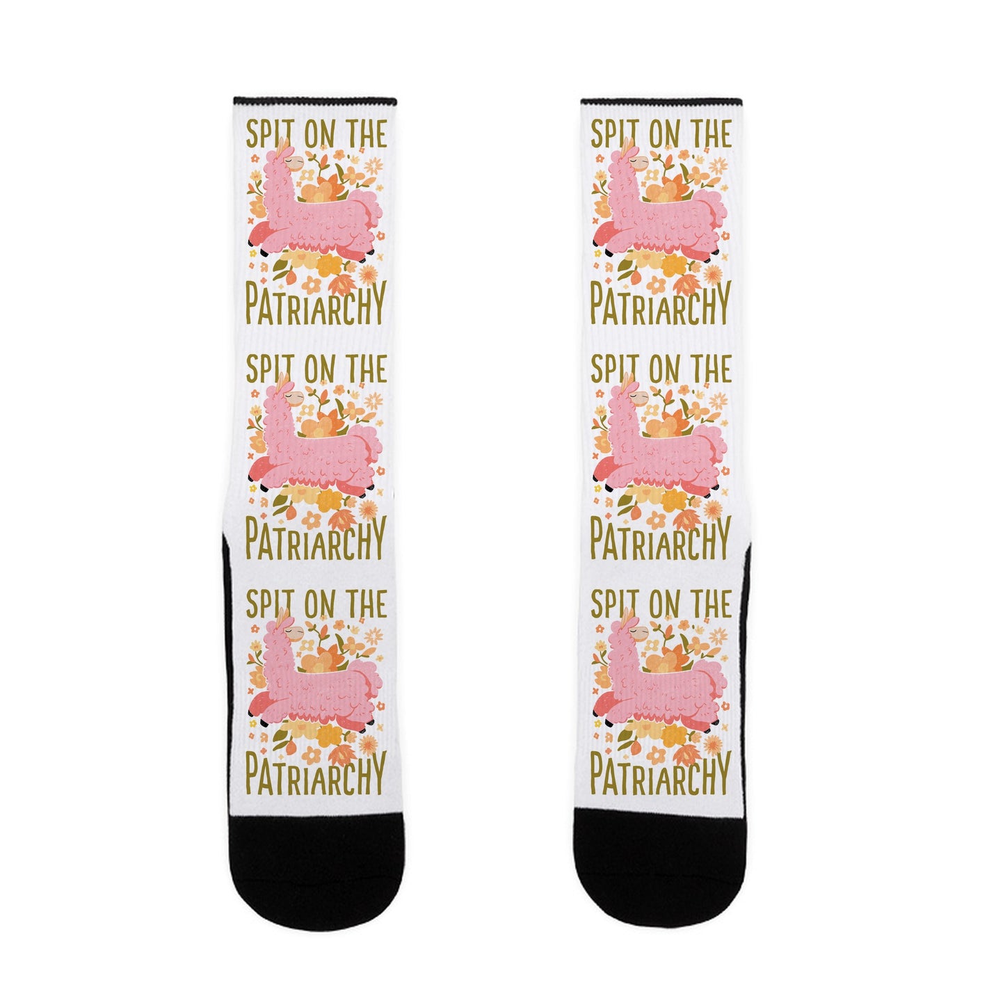 Spit on The Patriarchy Socks