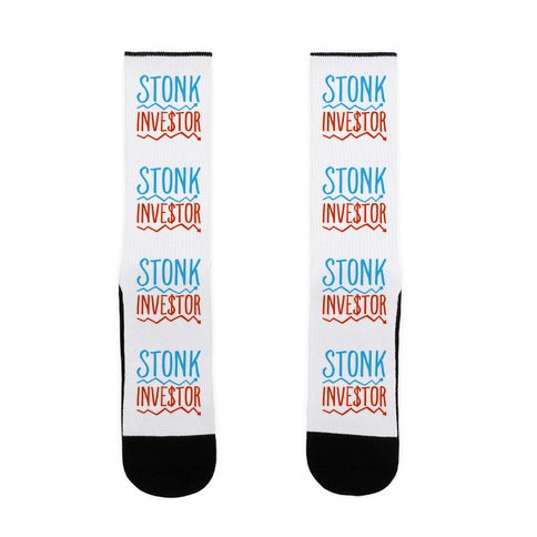 Stonk Investor Parody Socks