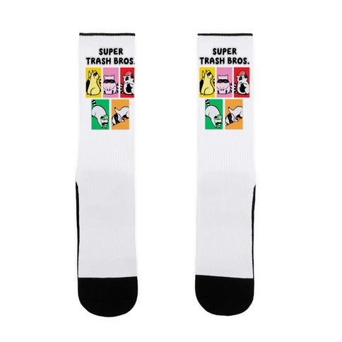 Super Trash Bros. Socks