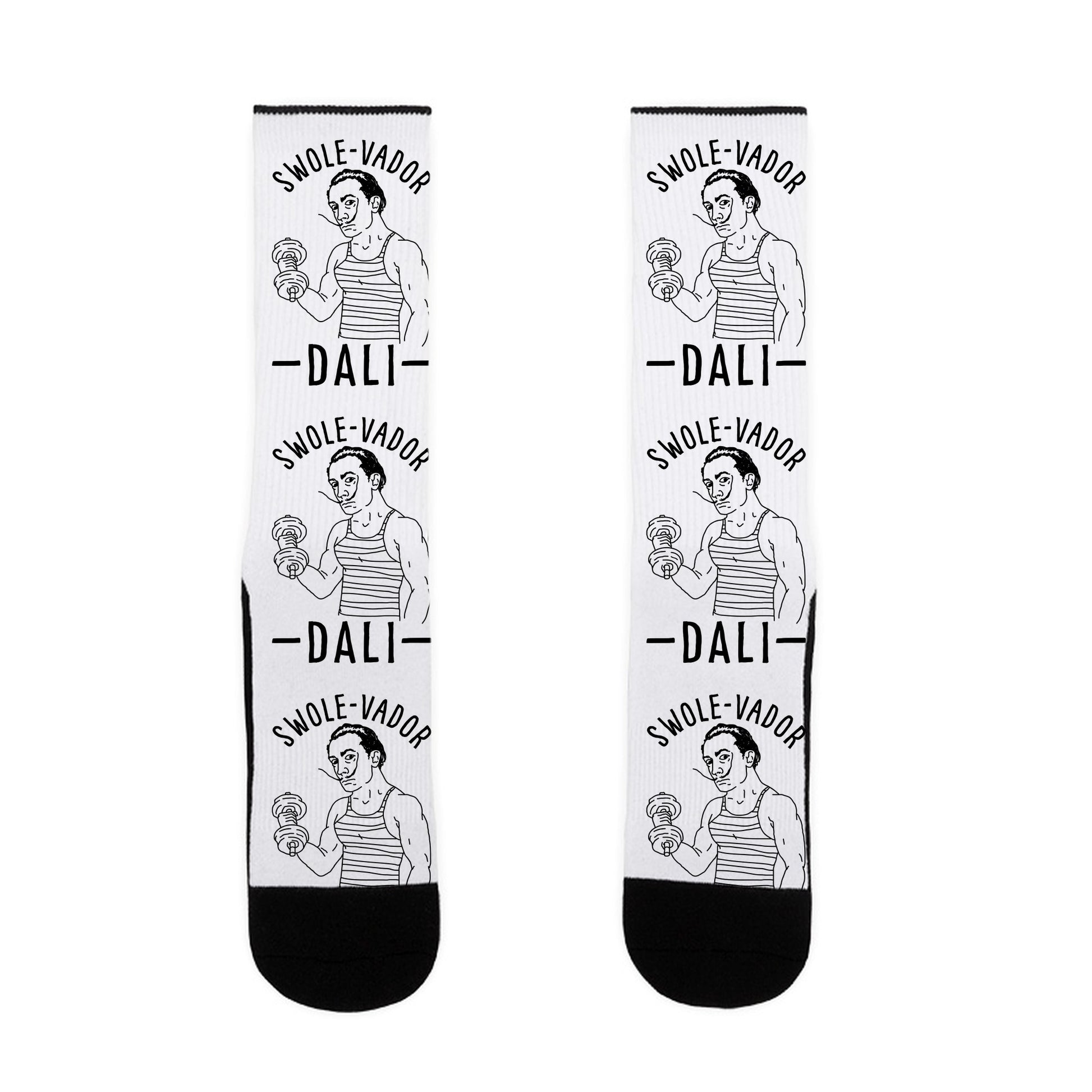 Swole-vador Dali Socks