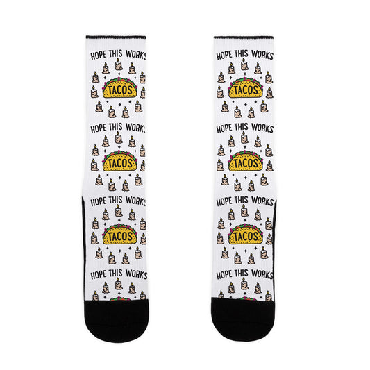 Tacos Summoning Circle Socks