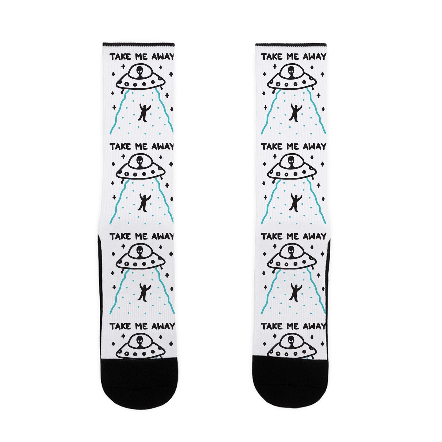 Take Me Away UFO Socks