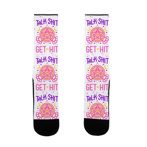 Talk Shit Get Hit Sailor Moon Socks