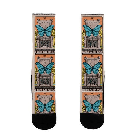 The Emperor Butterfly Tarot Socks