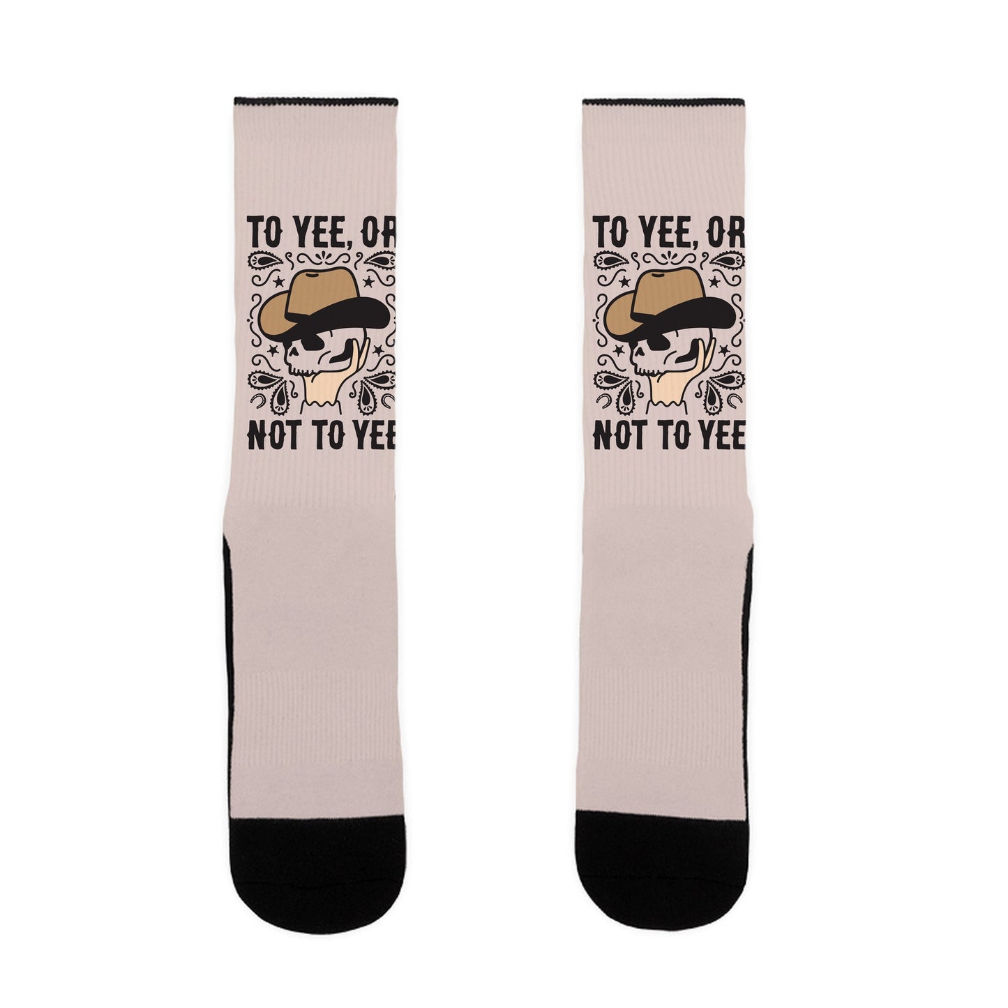 To Yee, Or Not To Yee - Hamlet Parody Socks