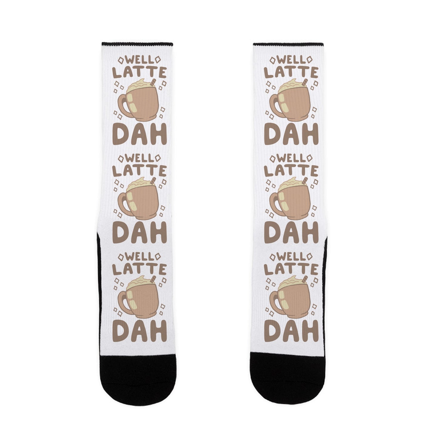 Well Latte Dah - Latte Socks