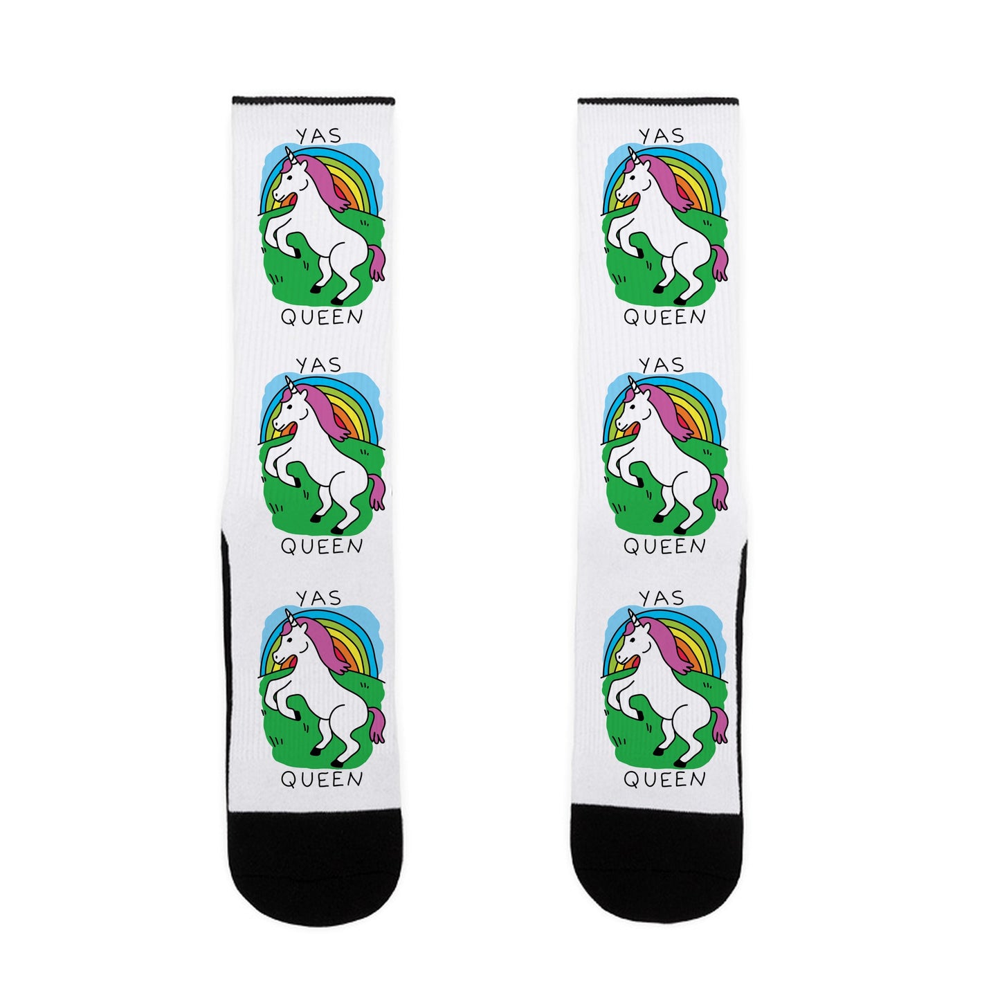 Yas Queen Unicorn Socks