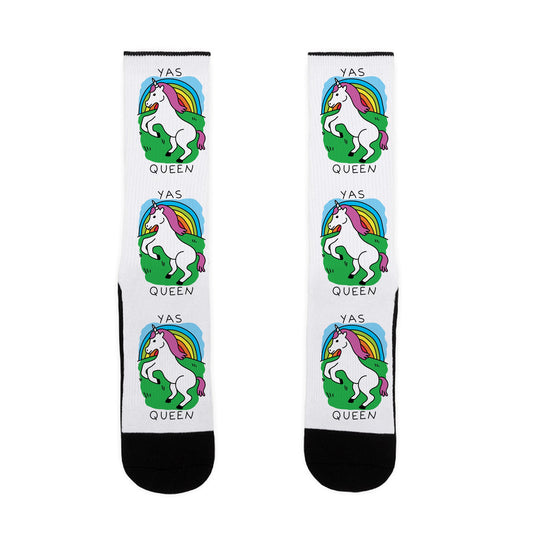 Yas Queen Unicorn Socks