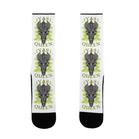 Yas Queen Xenomorph Socks