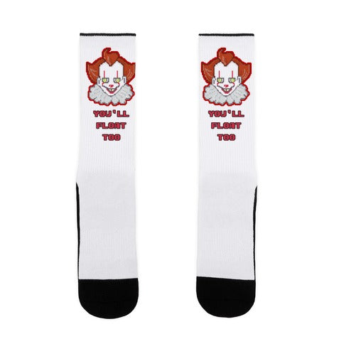 You'll Float Too Pixel IT Socks