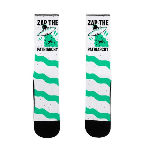 Zap the Patriarchy Socks