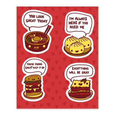 Comfort Food Sticker Sheet