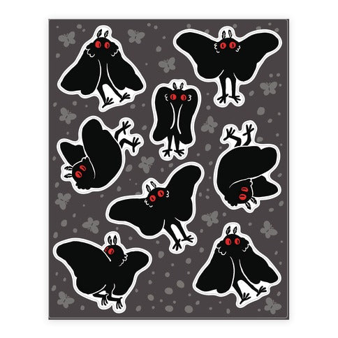 Cute Mothman Sticker Sheet