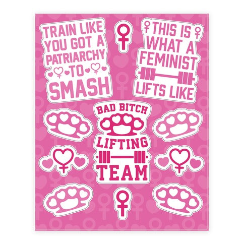 Feminist In Training  Sticker Sheet