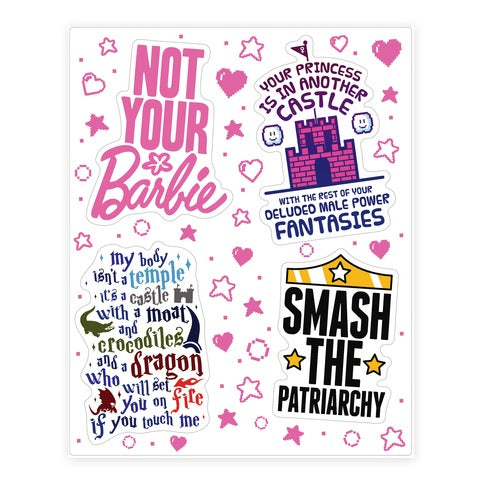 Nerdy Feminism Sticker Sheet
