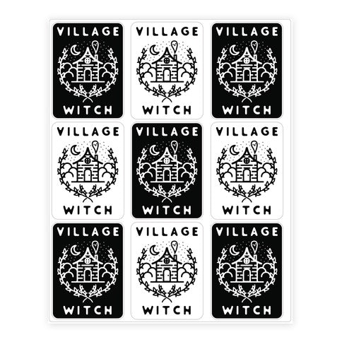 Village Witch Sticker Sheet