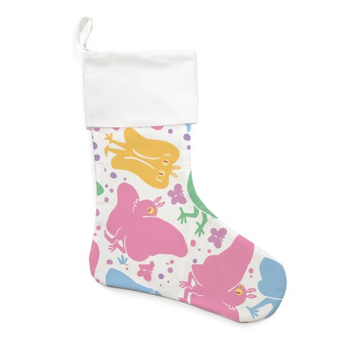 Cute Pastel Mothman Pattern Stocking
