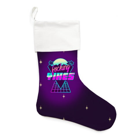 Fucking YIKES Retro Wave Stocking